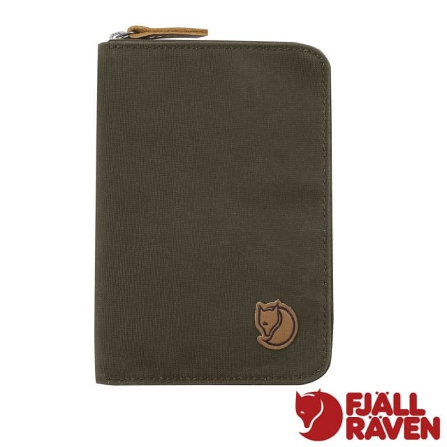 【瑞典 Fjallraven】小狐狸 Passport Wallet 防潑水耐磨旅行護照錢包/24220-633 深橄欖✿30E010